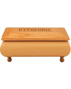 RED ALDER GIFT BOXES - WITH BROWN VELVET LINING