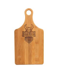 Bamboo paddle cutting board