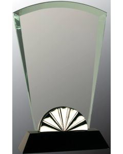 HORIZON GLASS WITH SILVER METAL TRIM