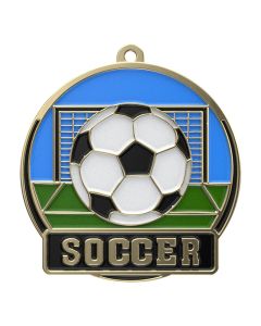 High Tech Soccer Medal