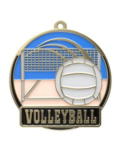 High Tech Volleyball Medal