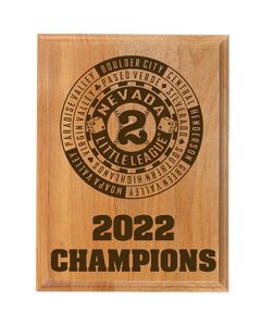 Custom Logo Laser Plaque - LLB