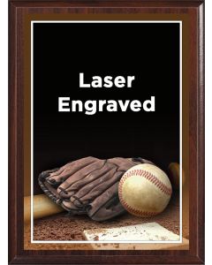 Laser Plaque Series - Baseball