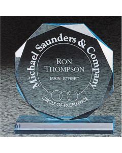 Octagon Bevel Series Recognition Awards