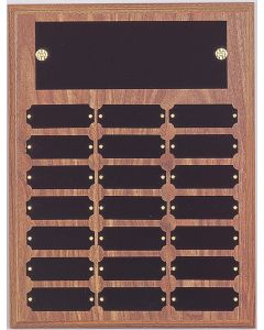 Walnut Finish Perpetual Plaque