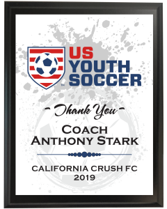 Full Color Sublimation Plaque - Football