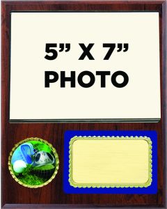 Golf Plaque Award with Photo