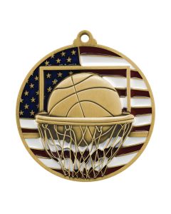 PATRIOTIC MEDAL SERIES - BASKETBALL