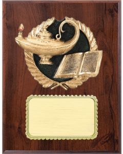 Resin Plaque Series - Lamp of Knowledge
