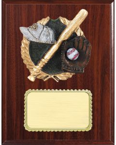Resin Plaque Series - Baseball