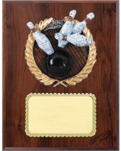 Resin Plaque Series - Bowling