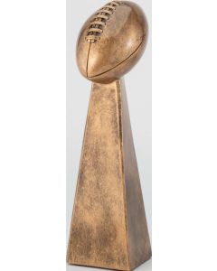 Gold Football on Stand Trophy