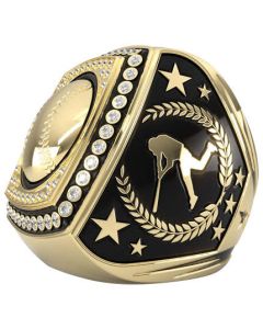 Epic Ring Little League - Clear Gems - Gold