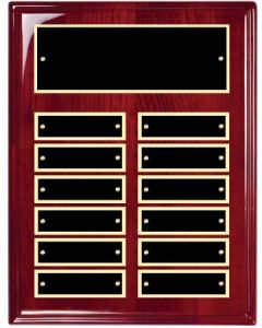 Rosewood Piano Finish Perpetual Plaque Series