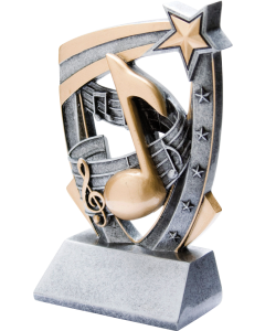 3D STAR RESIN SERIES - MUSIC