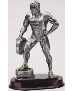 ANTIQUE ACTION RESIN SERIES - WEIGHTLIFTING, M