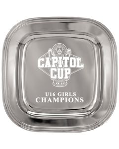 SQUARE NICKLE PLATED TRAY