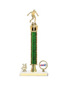 Soccer Trophy - Single 15~~~ Post with Insert and Year - AYSO-24