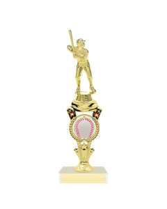 Baseball Trophy with Spinning Ball