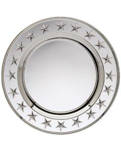 CIRCLE STAR CHROME PLATED TRAY