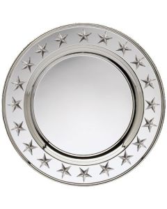 CIRCLE STAR CHROME PLATED TRAY