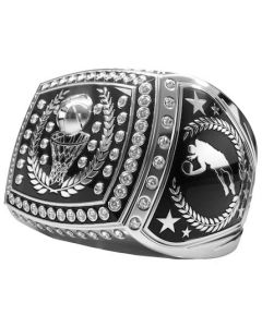 Titan Ring - Silver- Basketball
