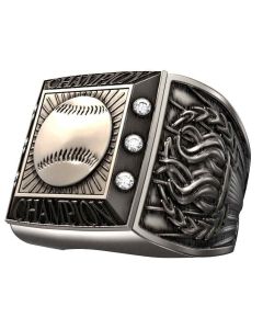 Torch Ring - Little League Champion - Silver