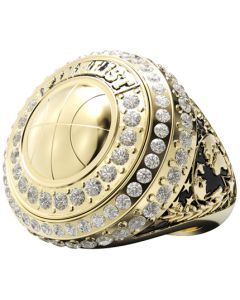 World Class Basketball Finalist Ring - Gold