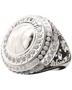 World Class Basketball Finalist Ring - Silver