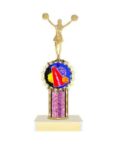 Cheer Trophy With Custom Mylar Insert